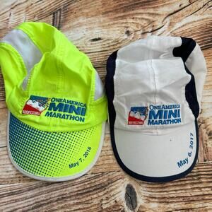 2016 & 2017 Mini Marathon 500 Festival Hats One America Indy Runner